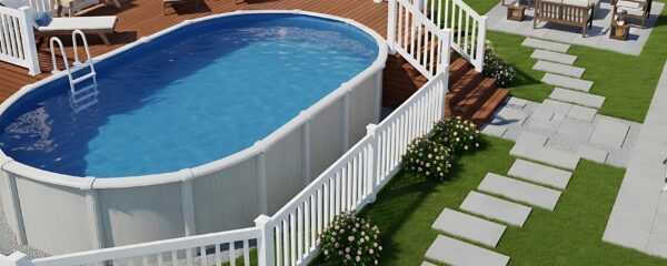 piscine hors-sol en acier